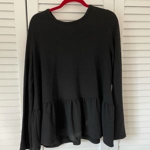 Easel Black Blouse
